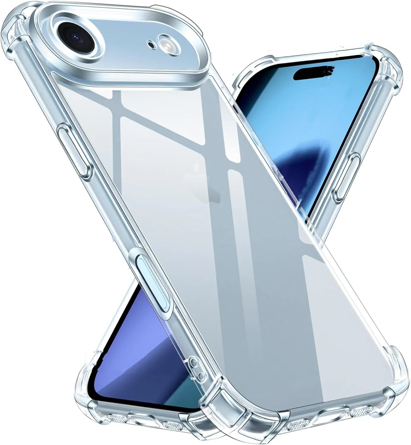 Ultra-Thin Transparent TPU Shockproof Case for iPhone Air