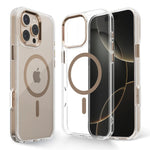 Shockproof Transparent MagSafe Case for iPhone 16 Series