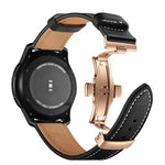 Luxury Leather Strap with Metal Buckle for Samsung Galaxy Watch 8 & Galaxy Watch 8 Classic