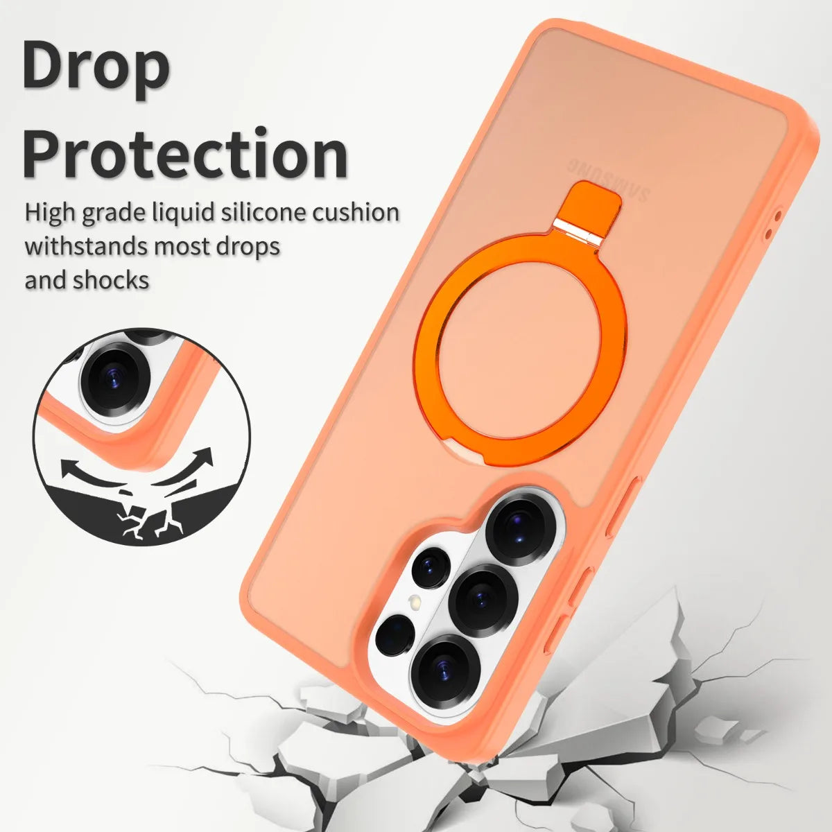 Slim Shockproof Skin-Friendly Magnetic Case for Samsung Galaxy S26 Series