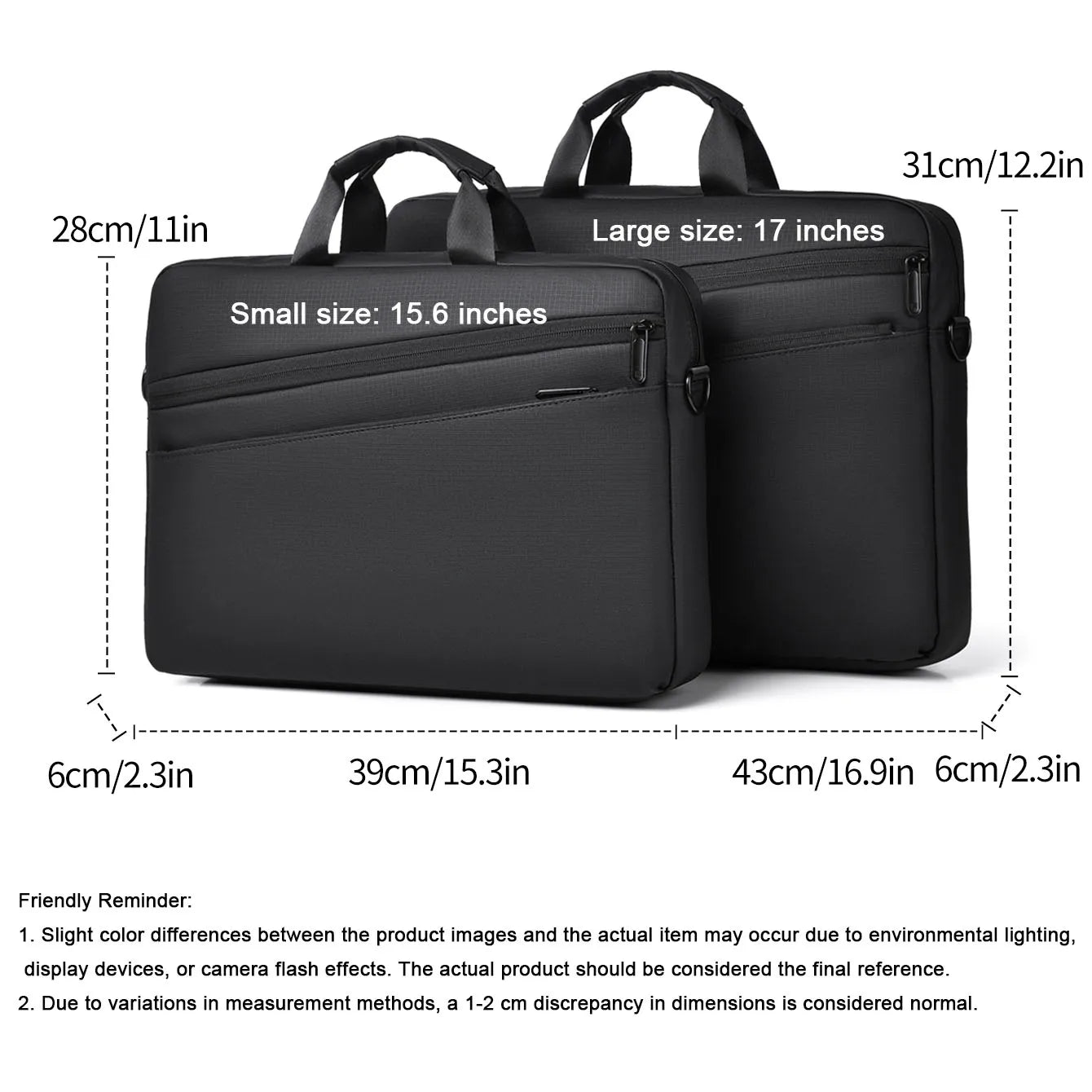 Slim Business Laptop Shoulder Bag