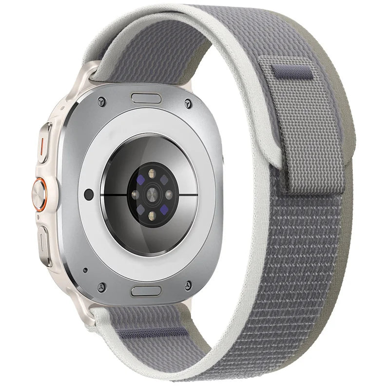 Ribbed Nylon No-Gap Watch Strap for Samsung Galaxy Watch Ultra 2