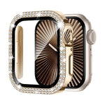 Apple Watch Protective Diamond Bumper Case with Built-in Tempered Glass