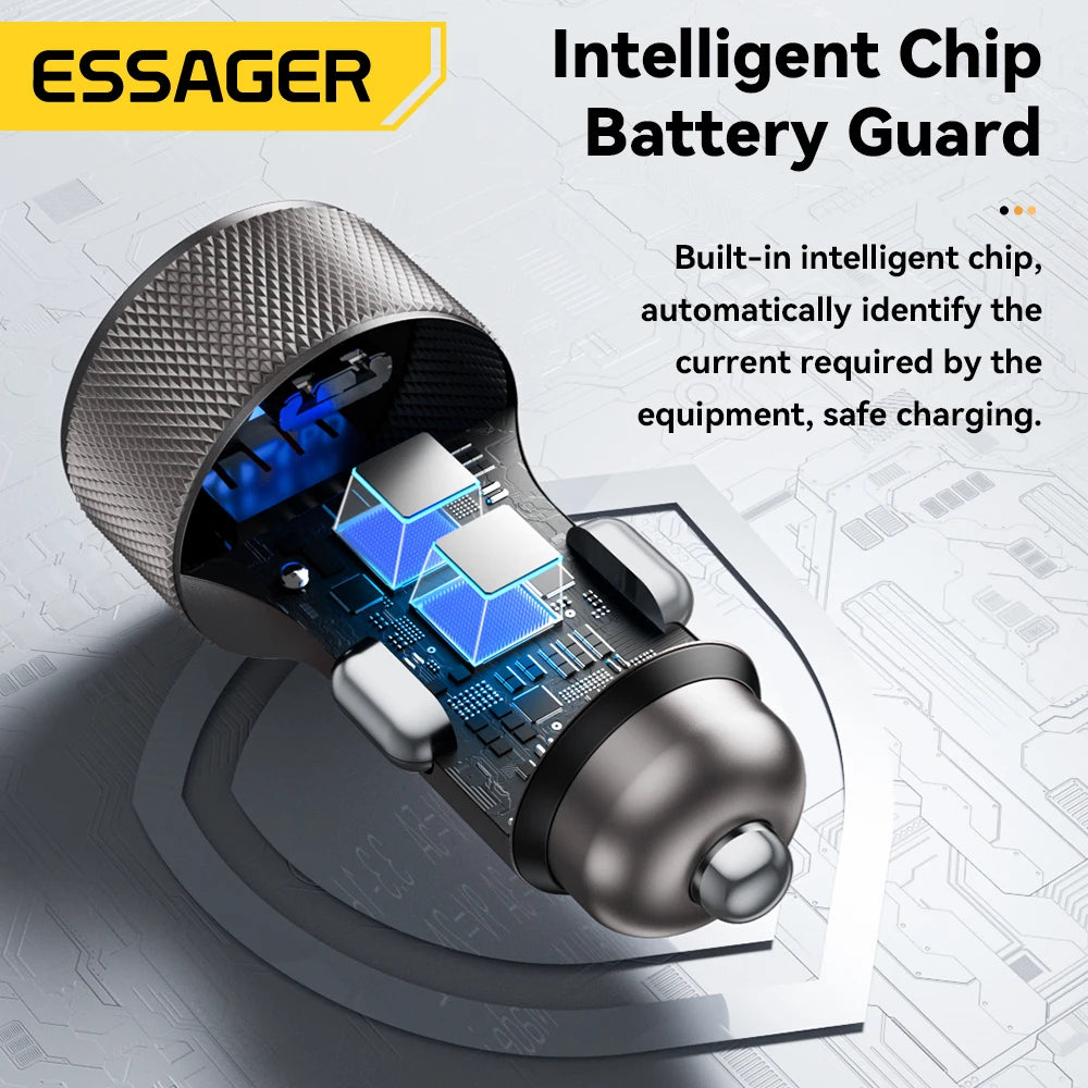 Essager 45W Dual Port Car Charger