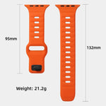 Two-Tone Silicone Sport Band for Apple Watch