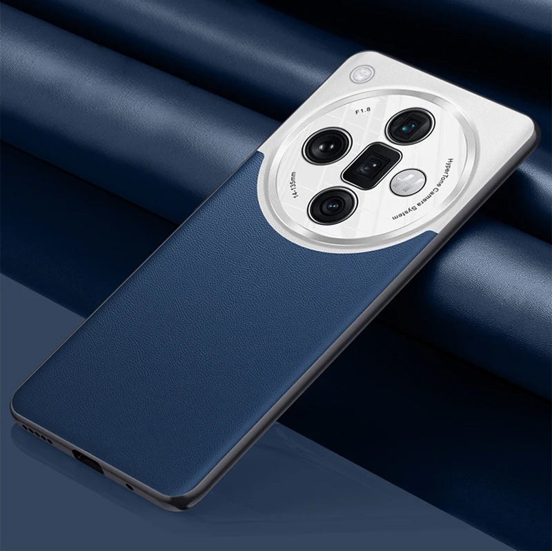 Luxury PU Leather & Silicone Case for OPPO Find X7 / X7 Ultra