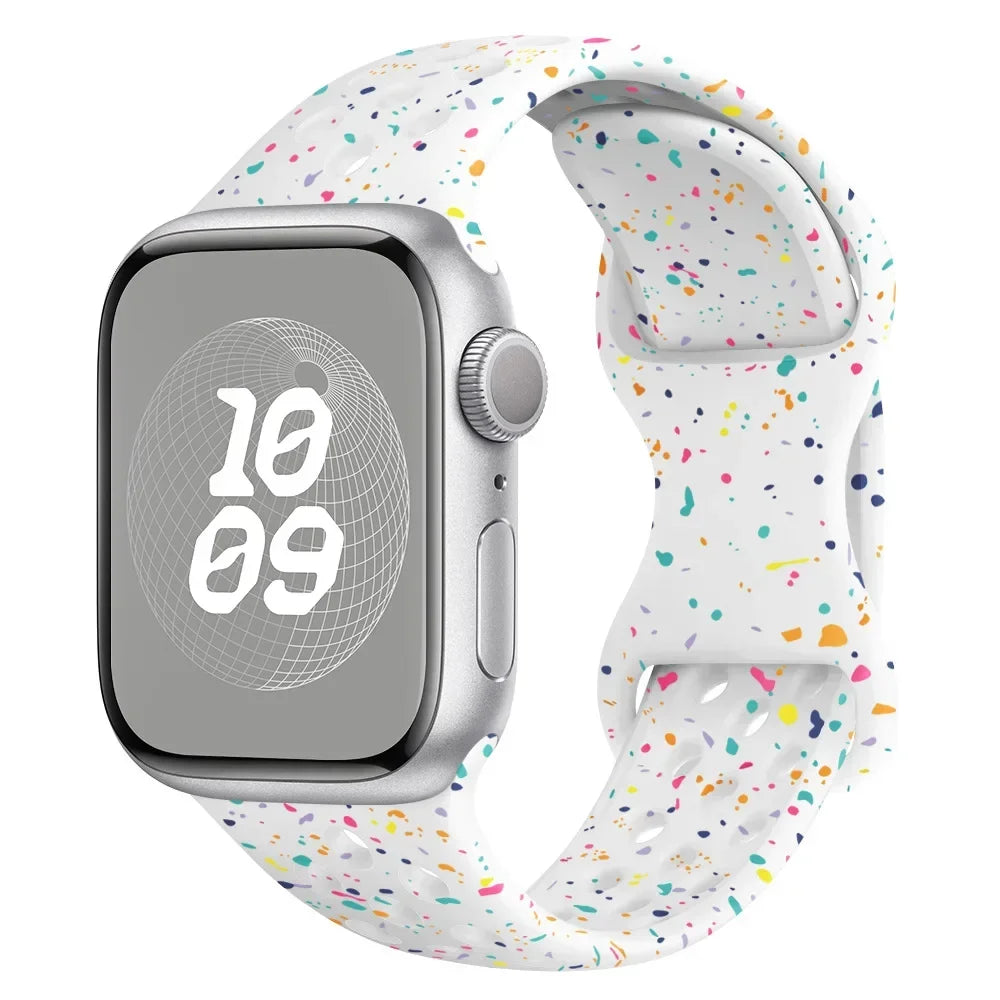 Flexible Silicone Sports Strap for Apple Watch