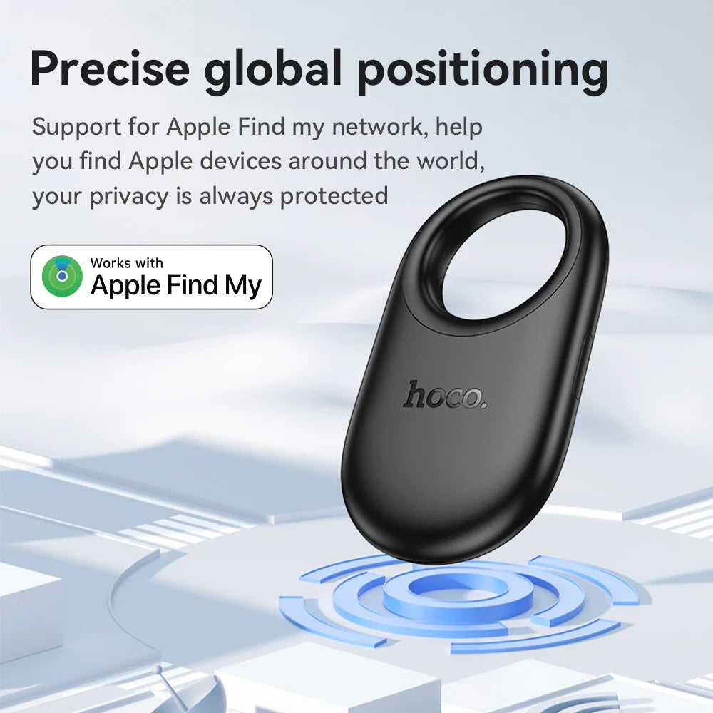 HOCO Smart GPS Tracker Mini Tag for Easy Item Location via Apple Find My Network