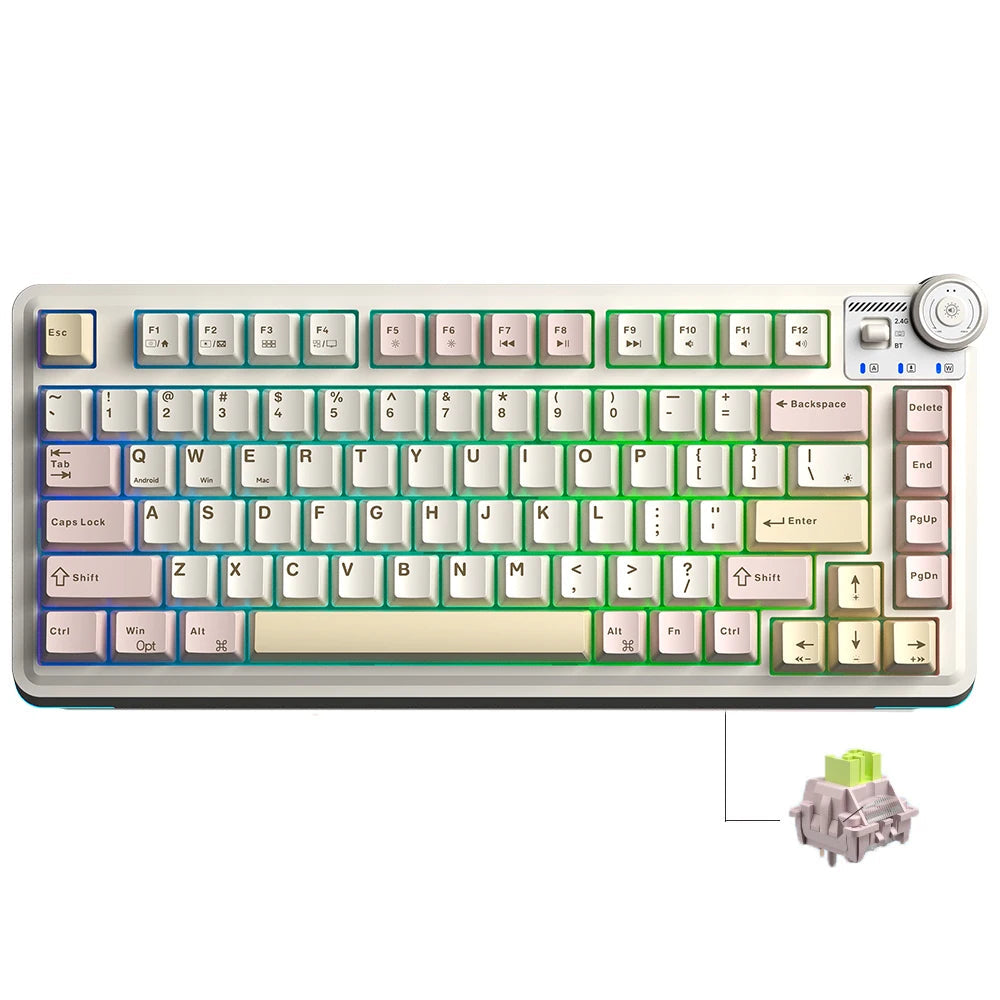 AULA AU75 Hot-Swappable Mechanical Keyboard