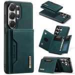 Detachable Magnetic Leather Wallet Case with Camera Ring Protection for Samsung Galaxy S26 Series