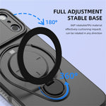 Premium Liquid Silicone MagSafe Case with Ring Stand for iPhone 17 Series