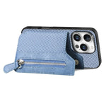 Protective Leather Zipper Wallet Case for iPhone 15 Series