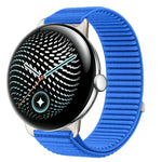 Elastic Nylon Watch Band with Velcro Adjustment Strap for Google Pixel Watch 4