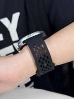 Breathable Rubber Wristband for Samsung Galaxy Watch 8 & Galaxy Watch 8 Classic