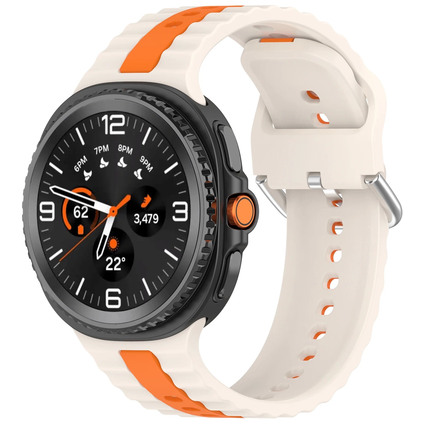 Dual-Color Silicone Strap for Samsung Galaxy Watch 8 / Galaxy Watch 8 Classic