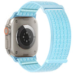 Breathable Woven Nylon Band with Hook-and-Loop Fastener for Apple Watch