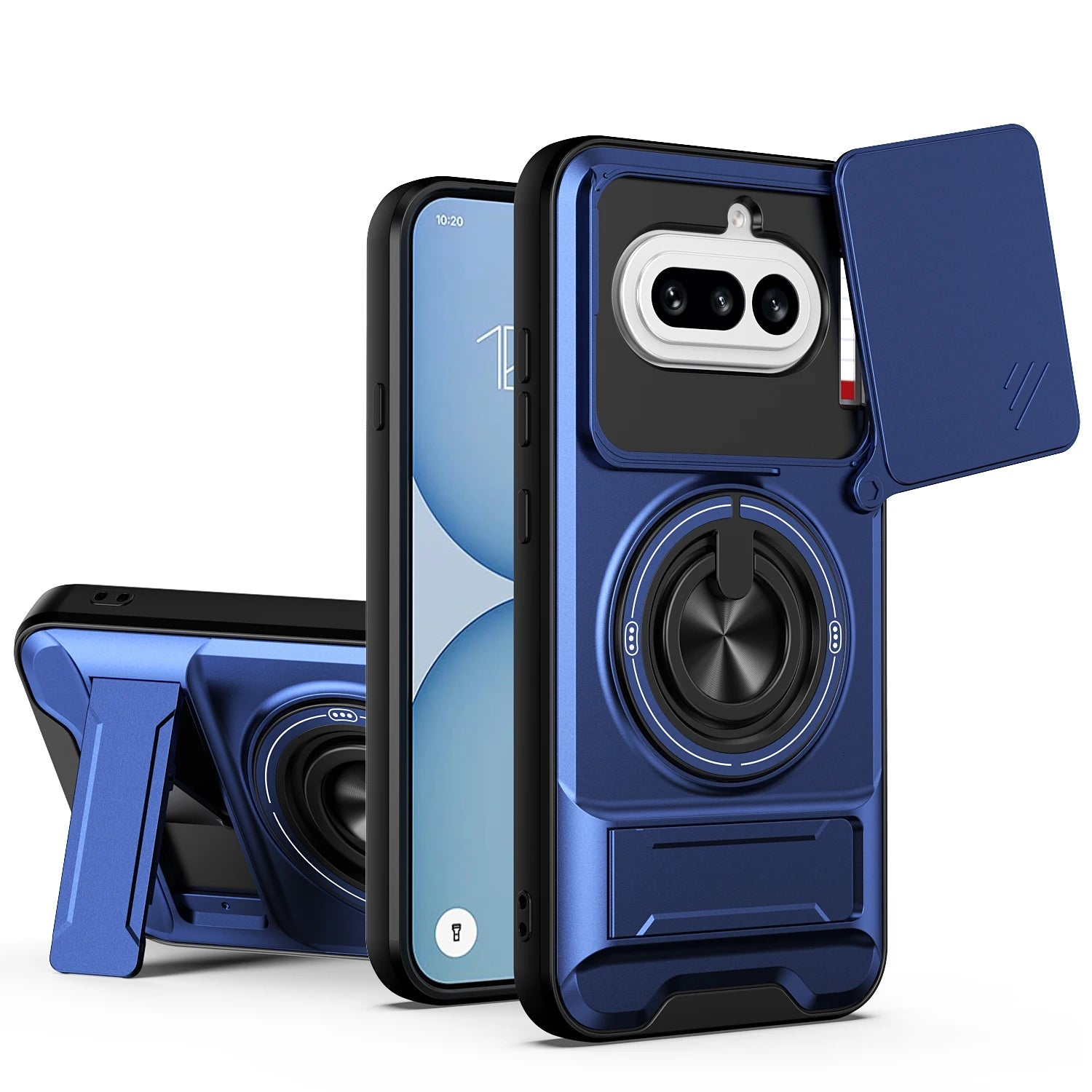 Nothing Phone 4a Hard Shell Magnetic Case with Lens Slide Cover