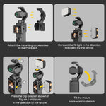 Rechargeable LED Auxiliary Light for DJI Osmo Pocket 3