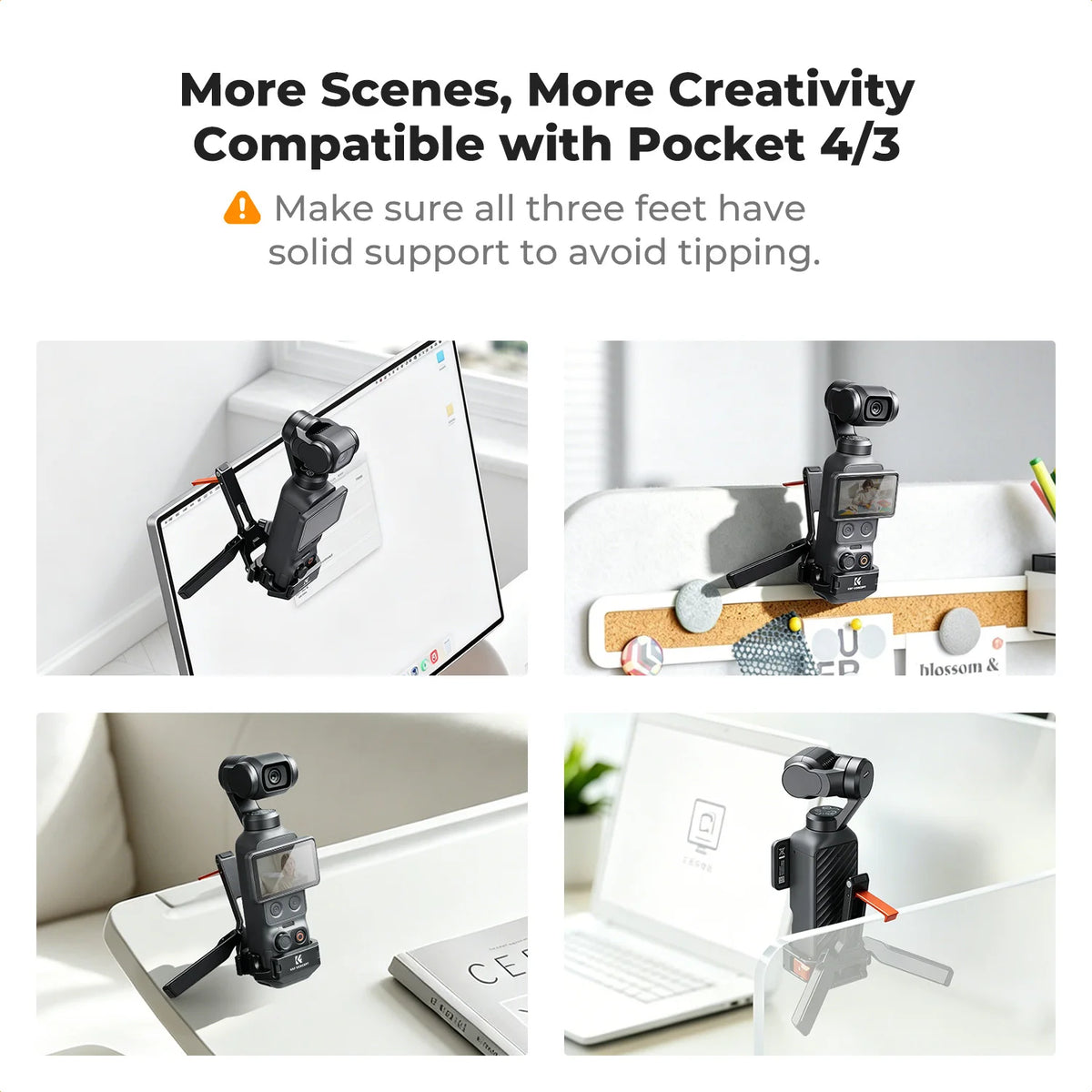 K&F Concept PP63 Magnetic Expansion Frame For DJI Osmo Pocket 4