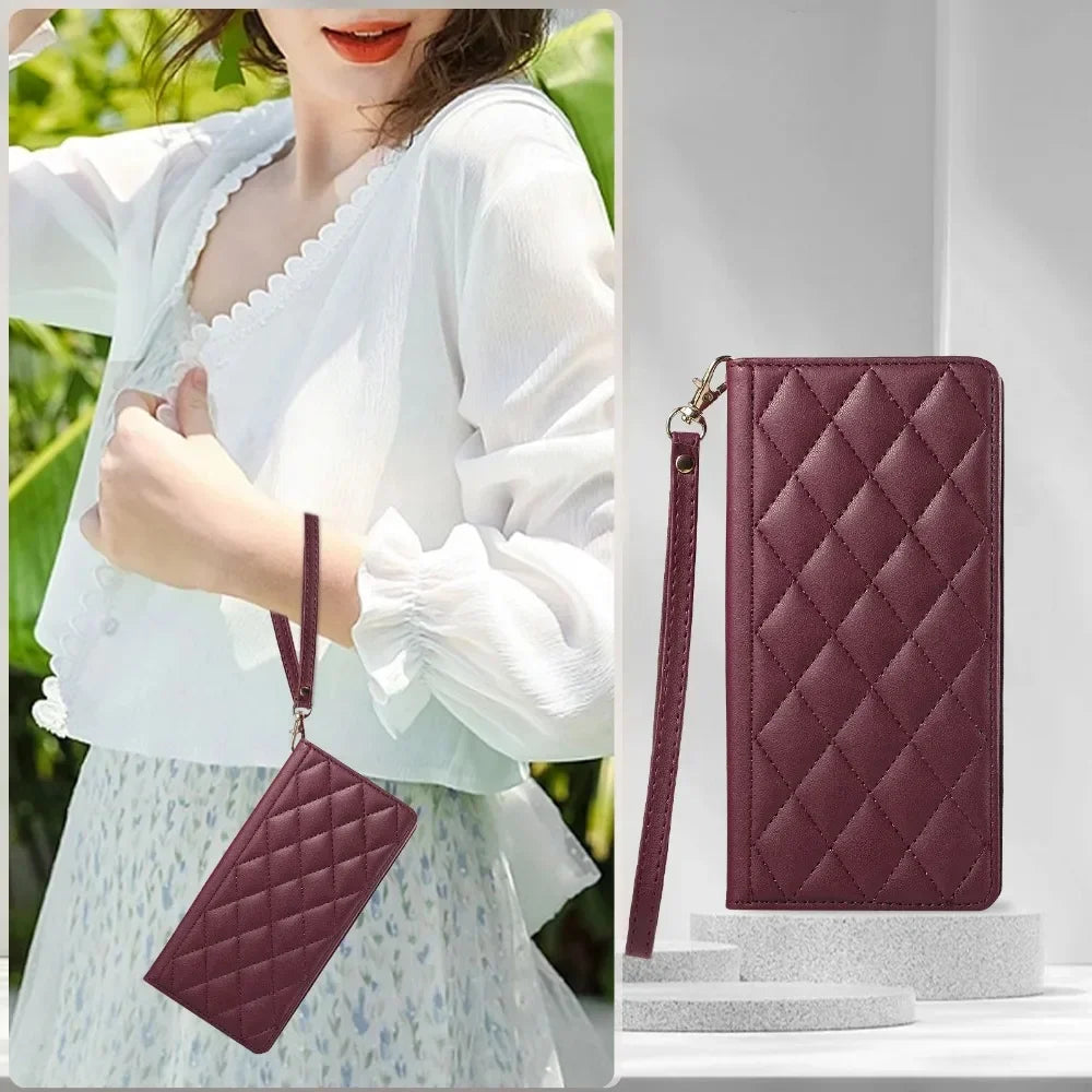 Protective Leather Wallet Case for Samsung Galaxy S24 Series