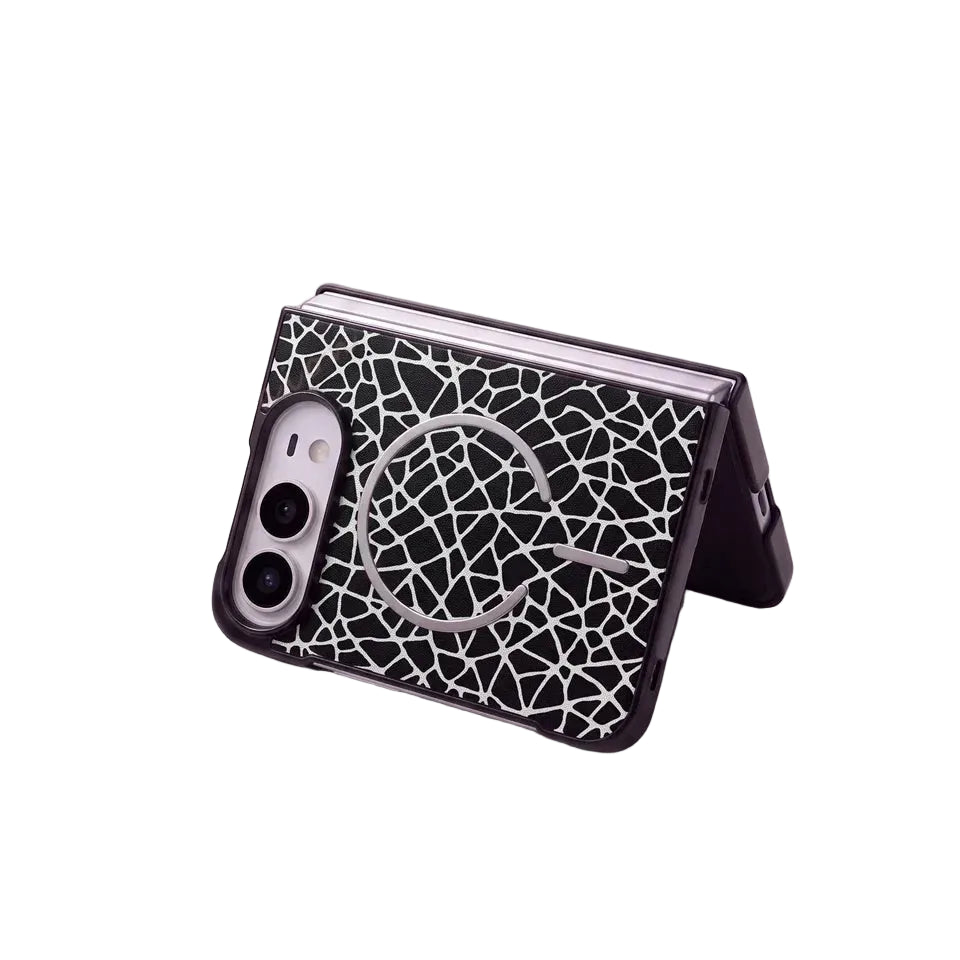 Shockproof Hinge Protection Case with MagSafe Ring for iPhone Duo