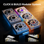 Interstellar V4-LCD 120mm LCD Fan With Real-Time CPU Temperature Display