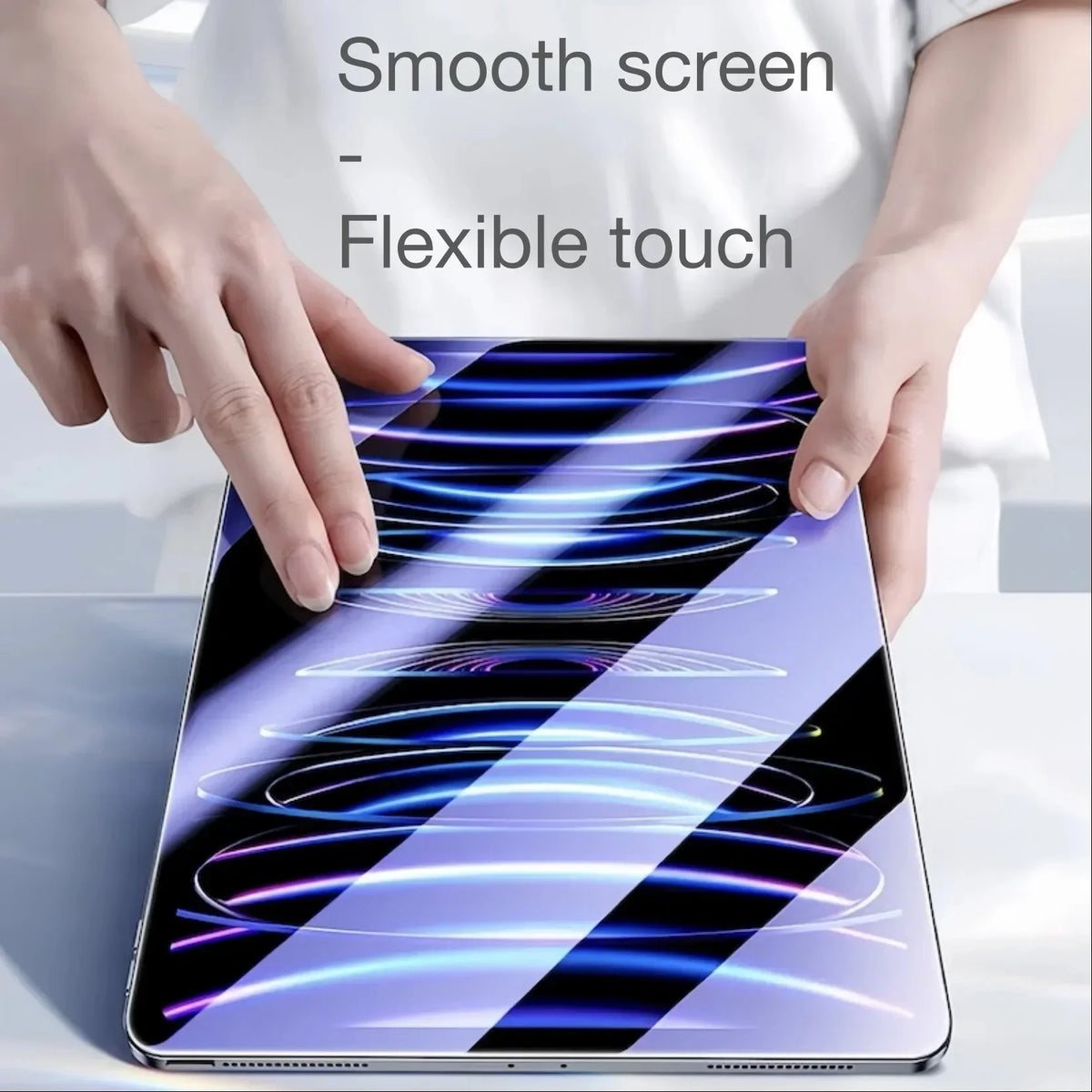 Dust Removal Lever Tempered Glass Screen Protector for iPad Mini 7