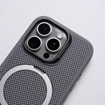 Creative Frosted MagSafe Case with Metal Kickstand for iPhone 16 Series