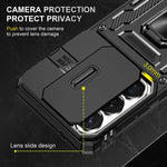 Armor Shockproof Magnetic Case with Sliding Camera Window for Samsung Galaxy S26 Series