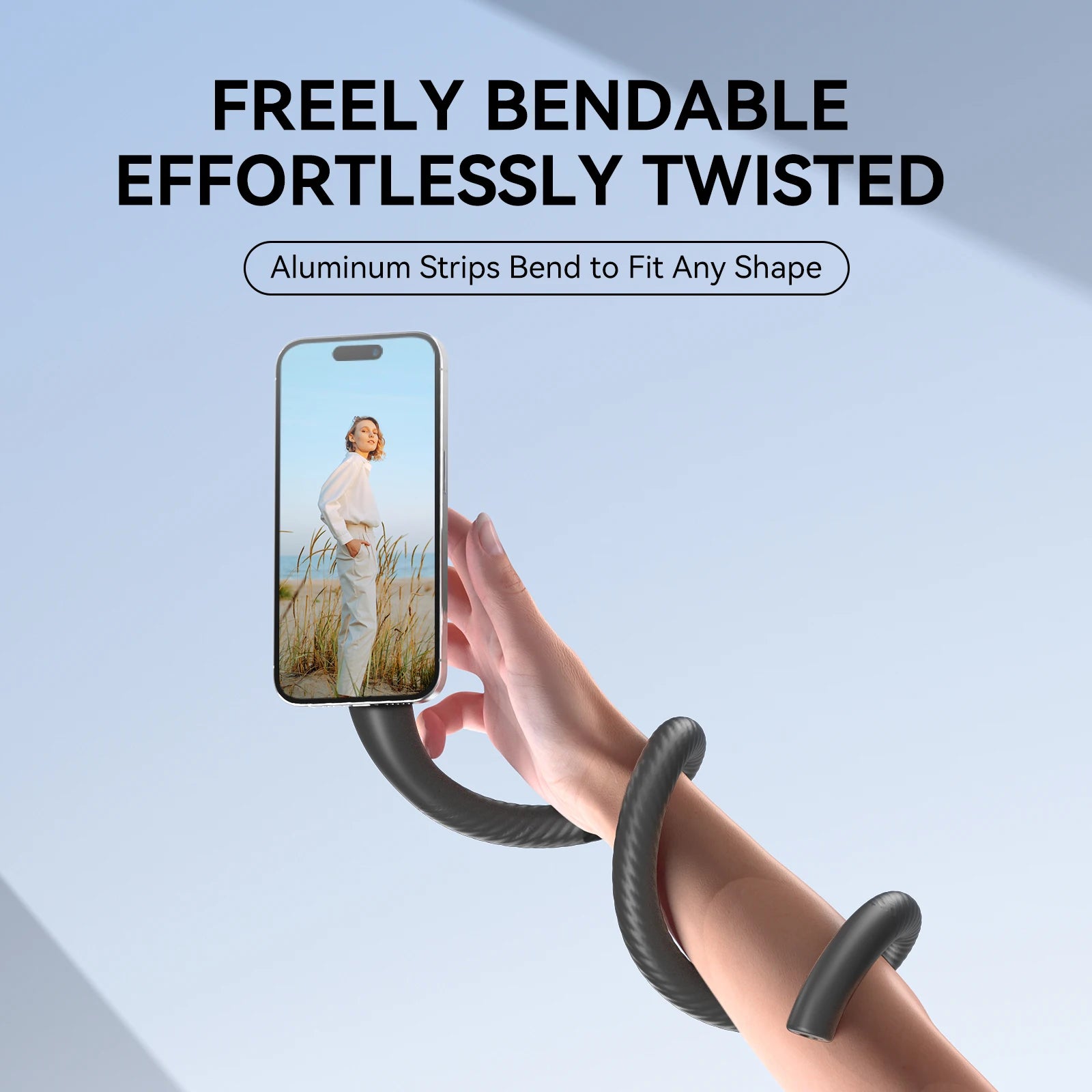 TELESIN Magnetic Flexible Phone Mount Clamp - Adjustable & Sturdy