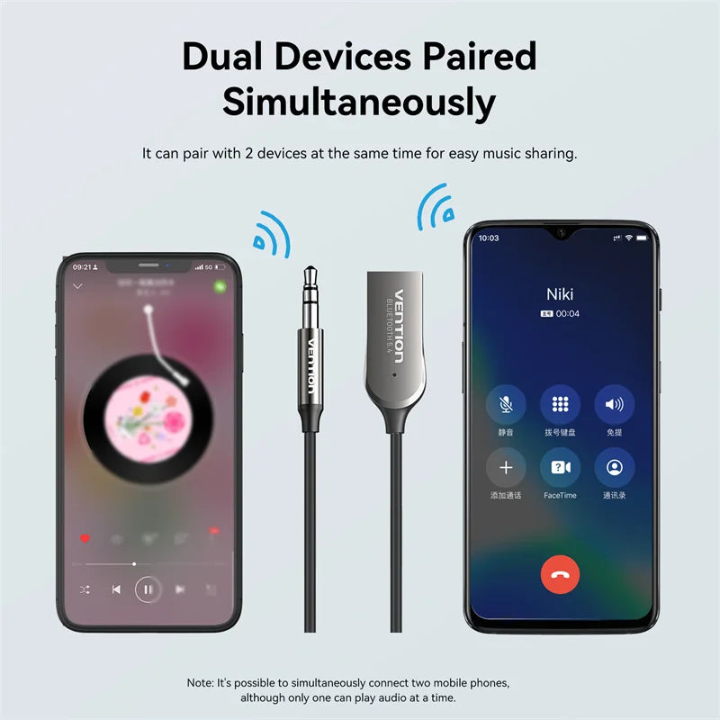 Vention Bluetooth 5.4 Aux Adapter