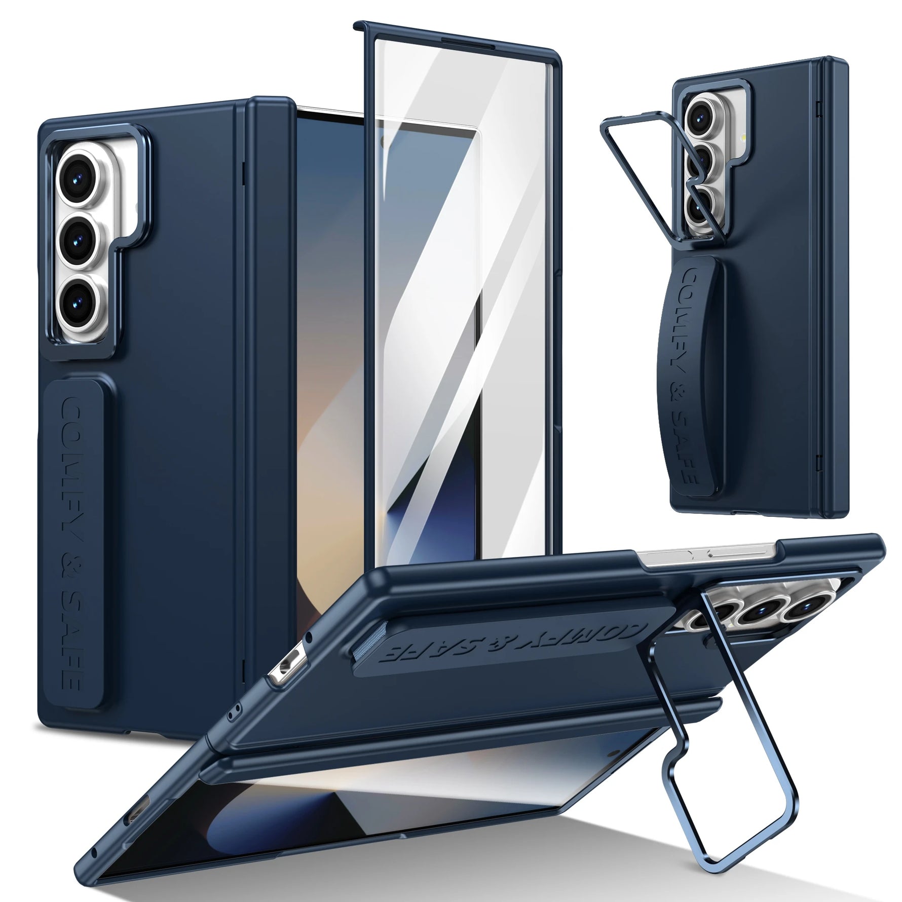 Full Hinge Protection Case with Screen Protector for Samsung Galaxy Z Fold7