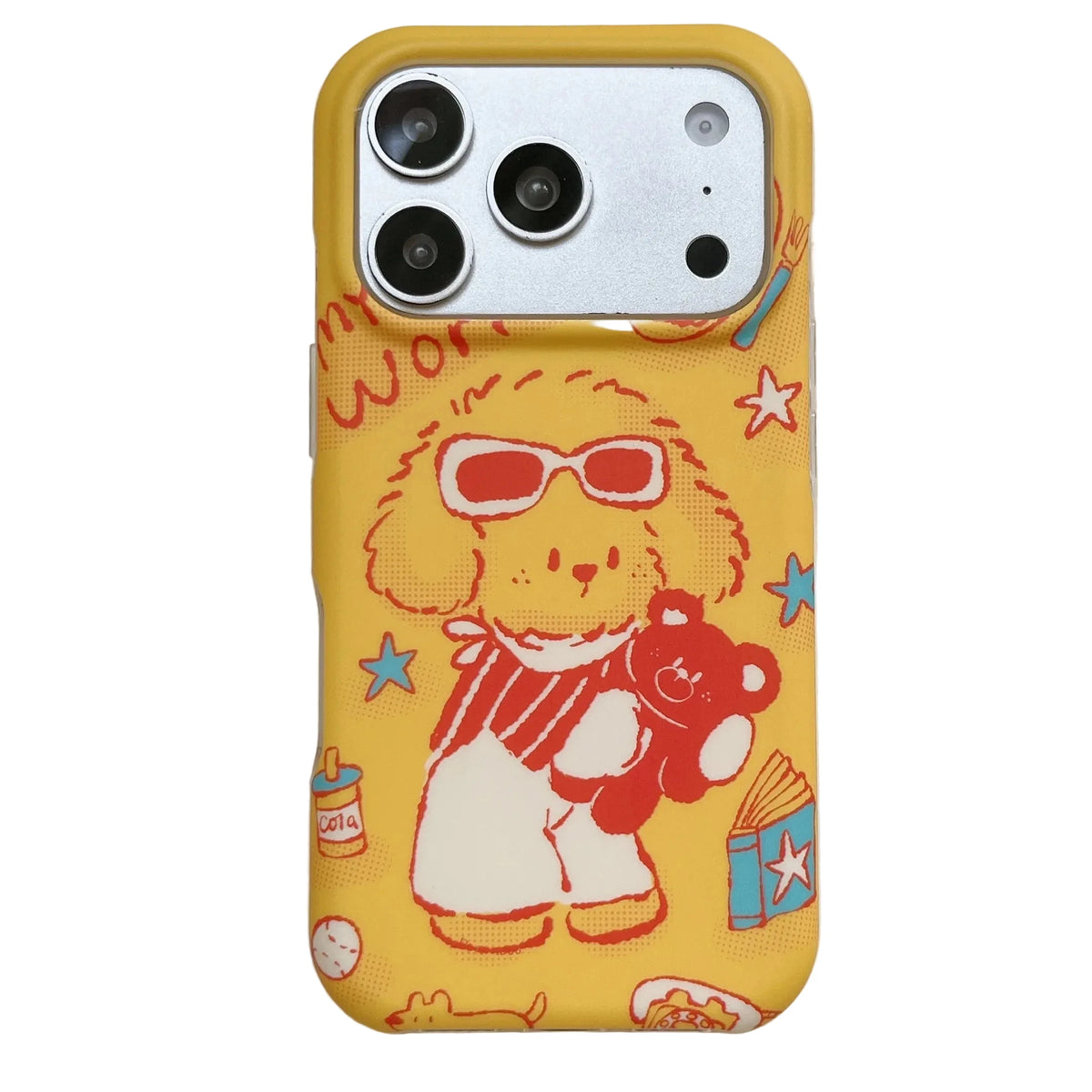Glossy Cartoon Puppy Case for iPhone 17 Series