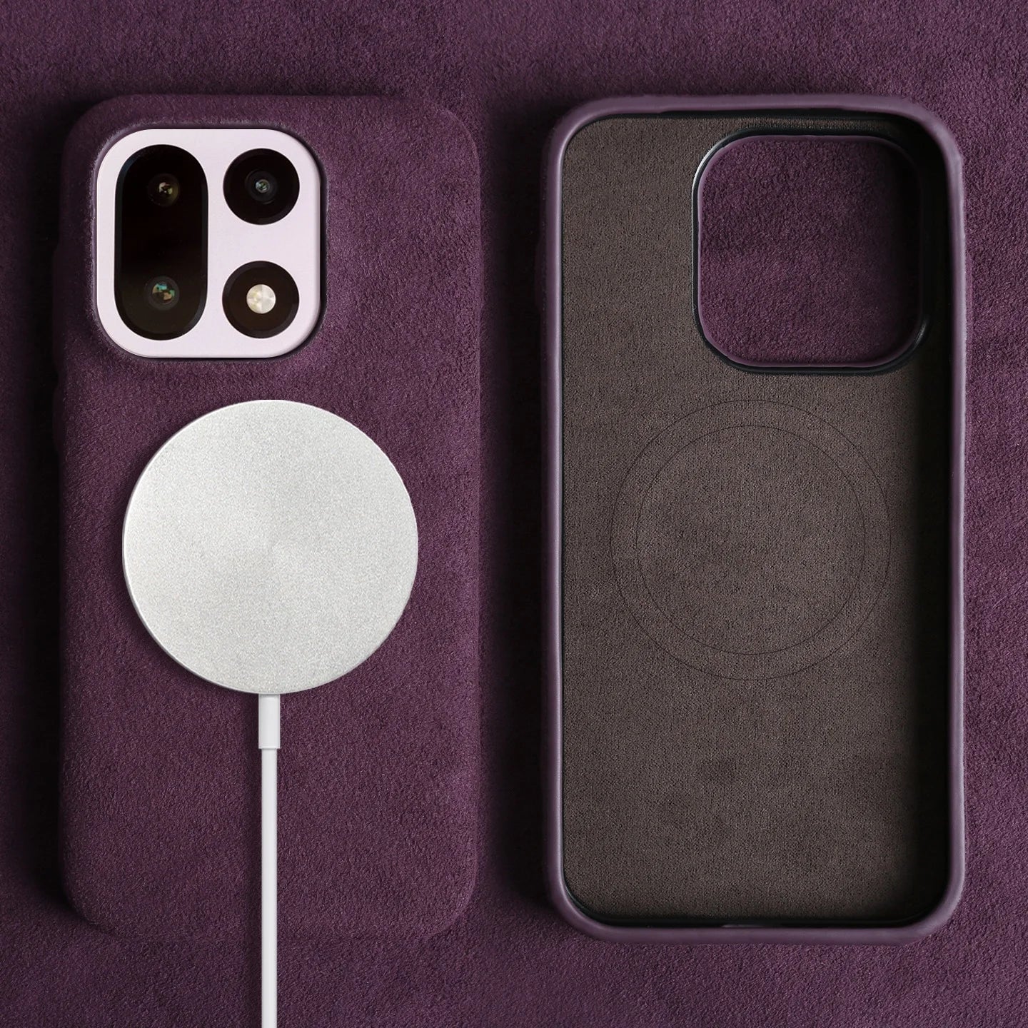 Premium Suede Magnetic Case for OnePlus 15