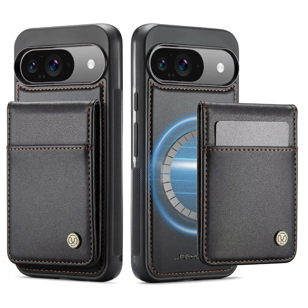 2-in-1 Detachable PU Leather Wallet Case for Google Pixel 9 Series