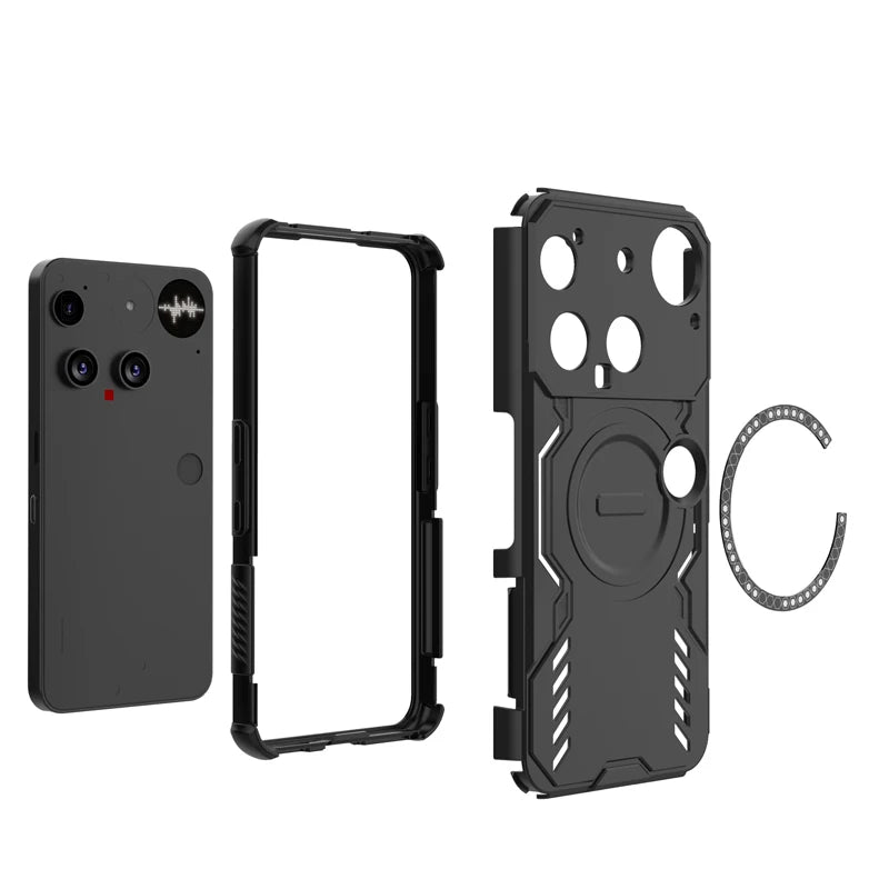 Shockproof Magnetic PC + TPU Case for Nothing Phone 3