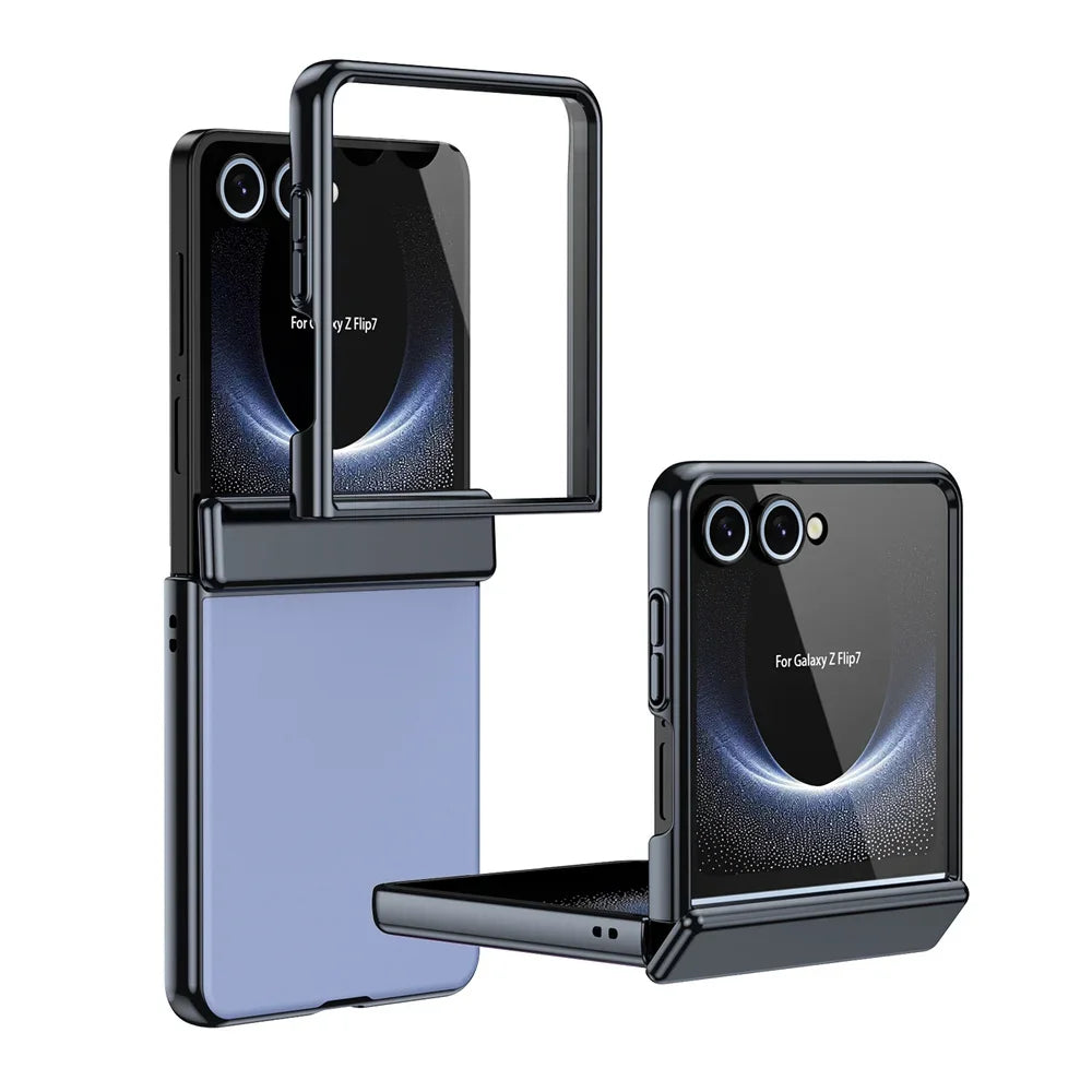 Plating Finish Shockproof Hard Shell Case for Samsung Galaxy Z Flip 7