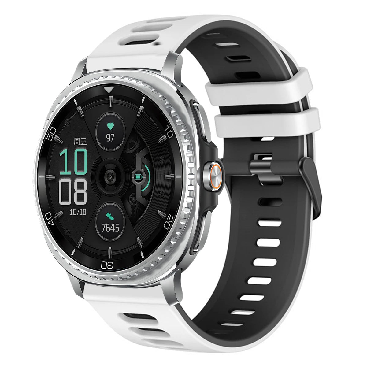 Durable No-Gap Sport Silicone Wristband for Samsung Galaxy Watch 8 & Galaxy Watch 8 Classic