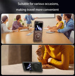 Samsung Galaxy Z Flip 6 Leather Magnetic Phone Case with Ring Holder