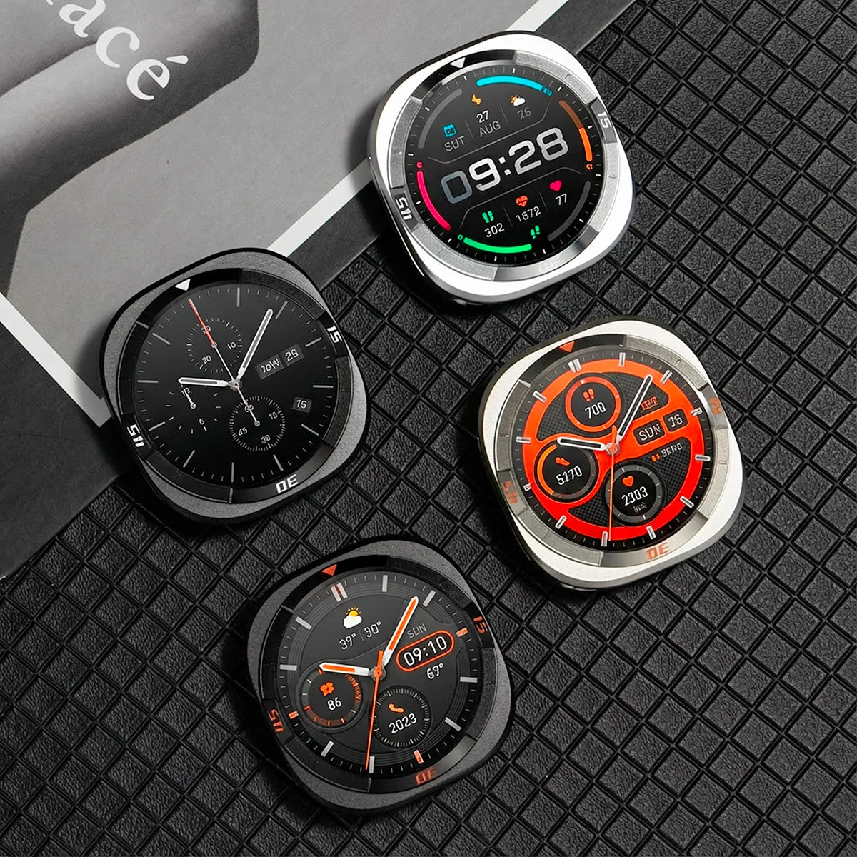 Protective Aluminum Alloy Hard Case for Samsung Galaxy Watch Ultra