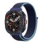 Breathable Nylon Weave Watchband with Hook-and-Loop Closure for Samsung Galaxy Watch Ultra 2