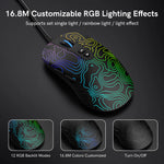 Womier G706 Wired RGB Gaming Mouse – 12000 DPI Optical Sensor