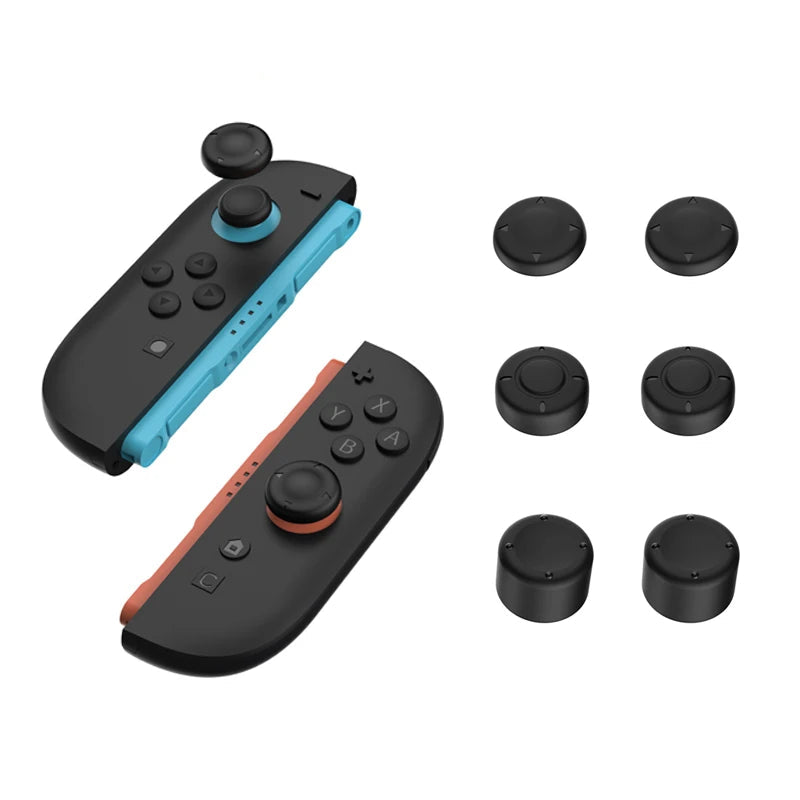 6-Pack Silicone Thumb Grips for Nintendo Switch 2 Joy-Con Controllers