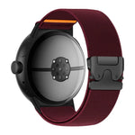 Parachute-Style Nylon Watch Band with Adjustment Teeth for Google Pixel Watch 3