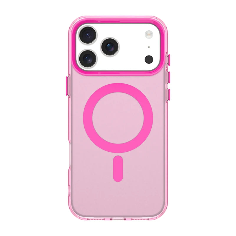 Luxury Frosted Silicone MagSafe Case for iPhone 17 Series