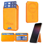 Magnetic Leather Stand Card Holder for iPhone