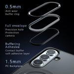 Shockproof Matte Magnetic Case with Ring Holder for Samsung Galaxy S26 Series
