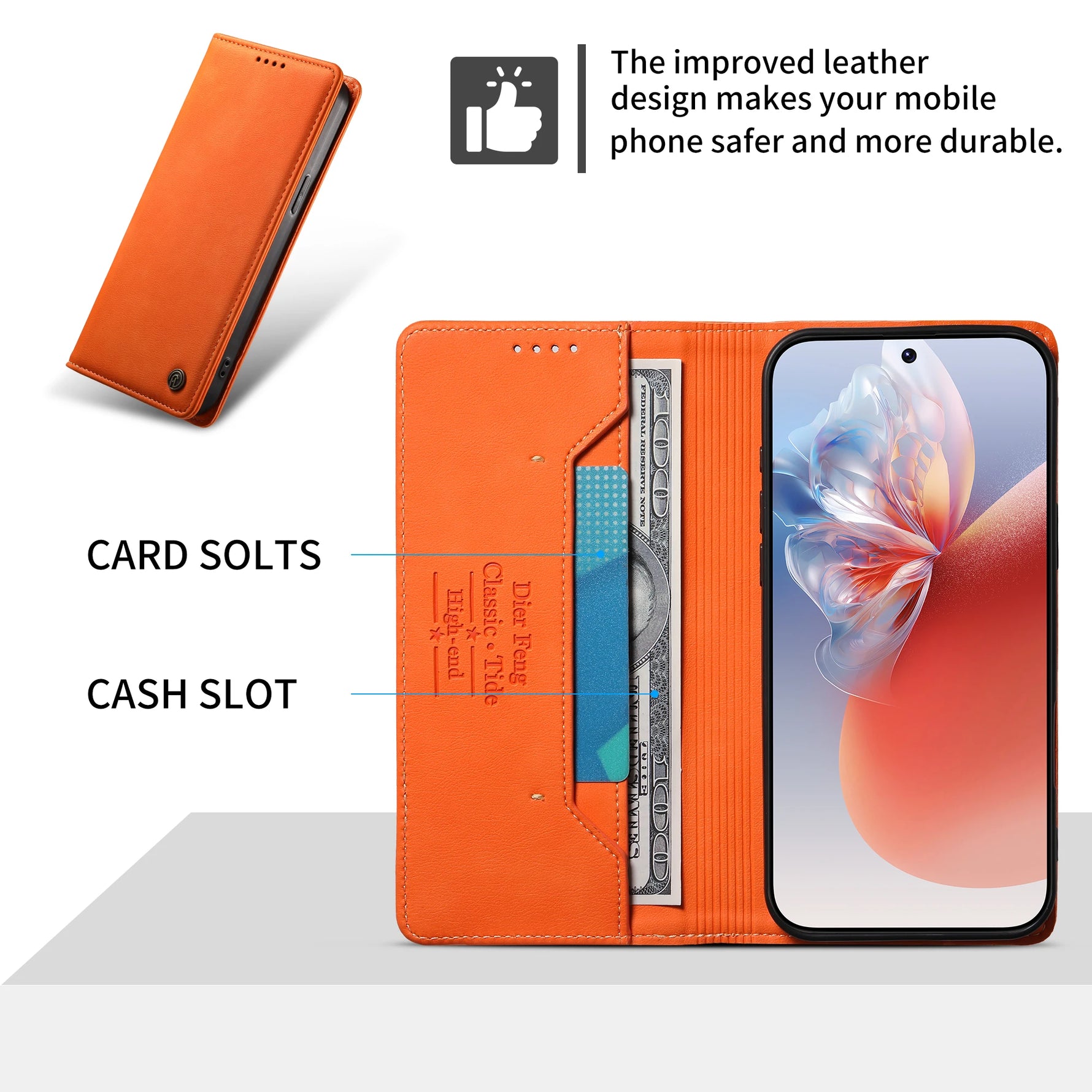 Samsung Galaxy S26 Series Leather Wallet Case with RFID Blocking