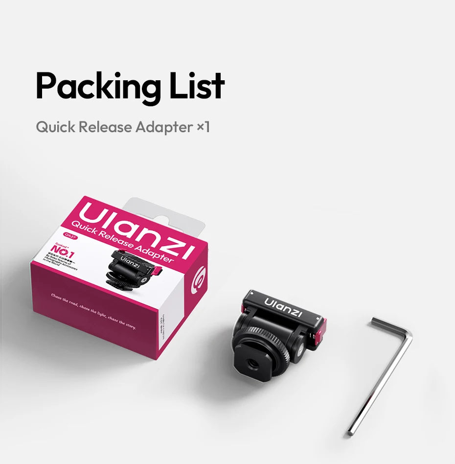 Ulanzi OA27 Magnetic Cold Shoe Mount with 180° Tilt