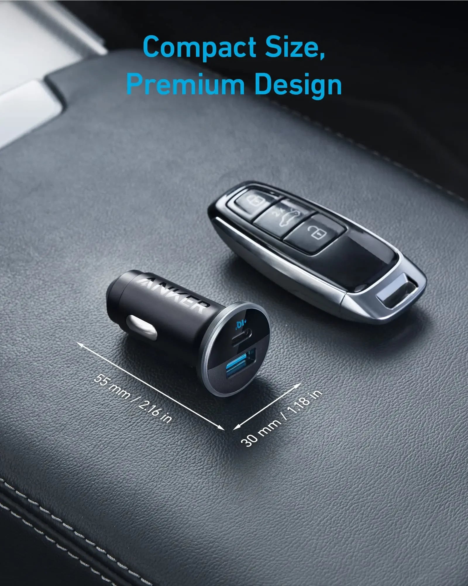 Anker 323 52.5W USB Car Charger